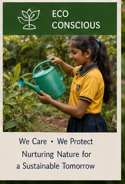 Eco Conscious — We Care, We Protect: nurturing nature for a sustainable tomorrow